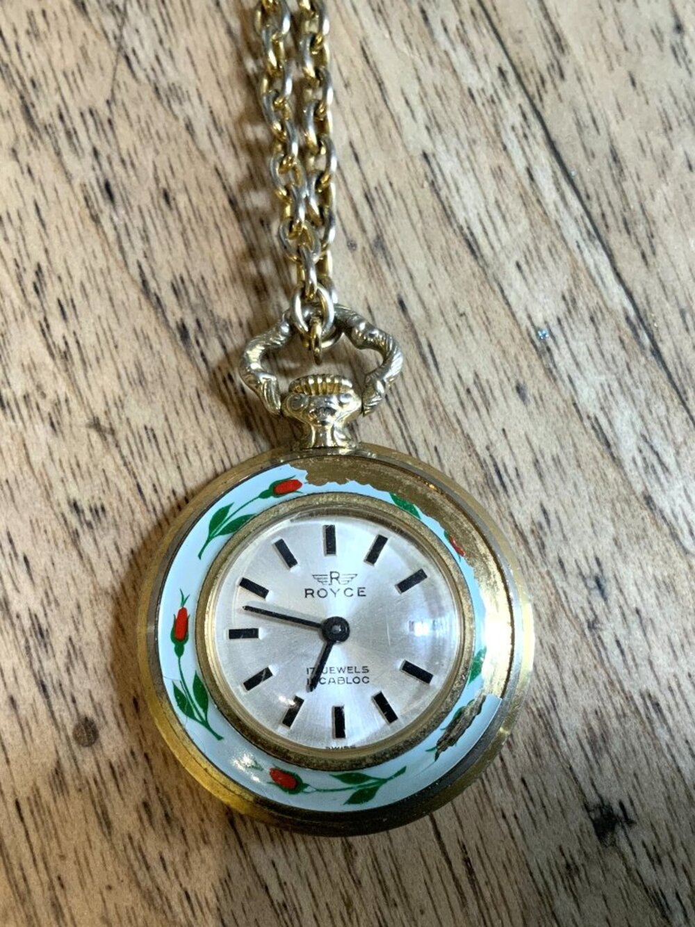 Vintage Royce Pendant Watch. Working